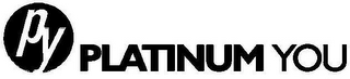 PY PLATINUM YOU logo