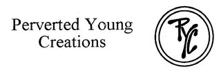 PYC PERVERTED YOUNG CREATIONS logo