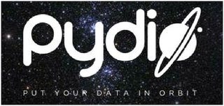 PYDIO PUT YOUR DATA IN ORBIT logo