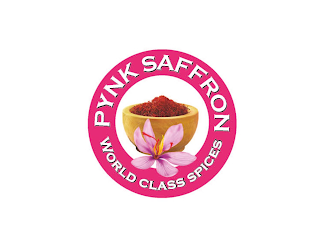 PYNK SAFFRON WORLD CLASS SPICES logo