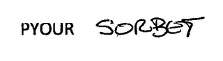 PYOUR SORBET logo