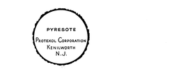 PYRESOTE PROTEXOL CORPORATION KENILWORTHN.J. logo