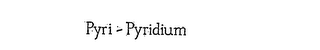 PYRI-PYRIDIUM logo