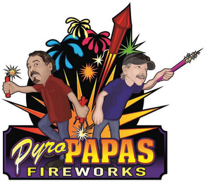 PYRO PAPAS FIREWORKS logo