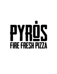PYRONS FIRE FRESH PIZZA logo