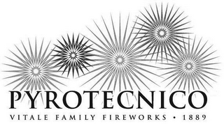PYROTECNICO VITALE FAMILY FIREWORKS · 1889 logo