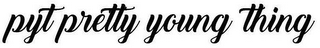 PYT PRETTY YOUNG THING logo
