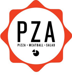 PZA PIZZA + MEATBALL + SALAD logo