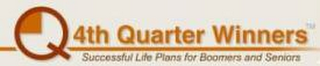 Q 4TH QUARTER WINNERS SUCCESSFUL LIFE PLANS FOR BOOMERS AND SENIORS logo