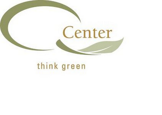 Q CENTER THINK GREEN logo