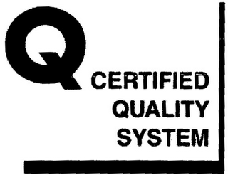 Q CERTIFIED QUALITY SYSTEM logo
