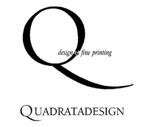Q DESIGN & FINE PRINTING QUADRATADESIGN logo