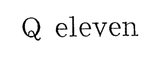 Q ELEVEN logo