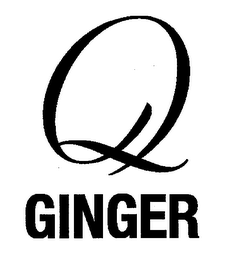 Q GINGER logo