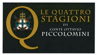 Q LE QUATTRO STAGIONI DI CONTE OTTAVIO PICCOLOMINI logo