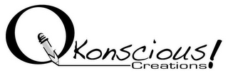 Q M A KONSCIOUS! CREATIONS logo
