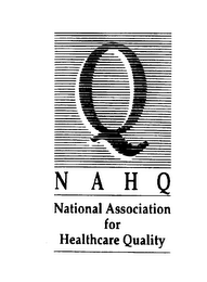 Q NAHQ: NATIONAL ASSOCIATION FOR HEALTHCARE QUALITY logo