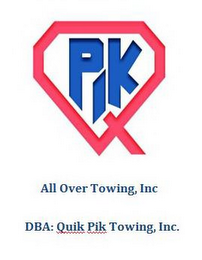 Q PIK ALL OVER TOWING, INC. DBA: QUIK PIK TOWING, INC. logo