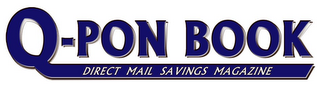 Q-PON BOOK DIRECT MAIL SAVINGS MAGAZINE logo