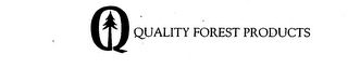 Q QUALITY FOREST PRODUCTS logo