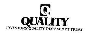 Q QUALITY INVESTORS' QUALITY TAX-EXEMPT TRUST logo