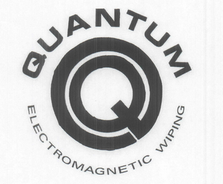 Q QUANTUM ELECTROMAGNETIC WIPING logo