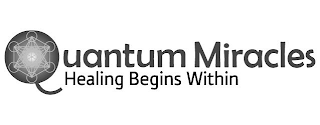 Q QUANTUM MIRACLES HEALING BEGINS WITHIN logo
