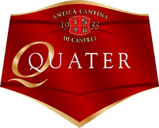 Q QUATER ANTICA CANTINA 1933 DI CANELLI logo