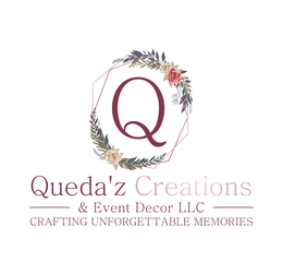 Q QUEDA'Z CREATIONS & EVENT DECOR LLC CRAFTING UNFORGETTABLE MEMORIES logo