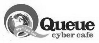 Q QUEUE CYBER CAFE PREMIUM TEA logo