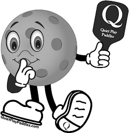 Q QUIET PLAY PADDLES QUIETPLAYPADDLES.COM Q logo