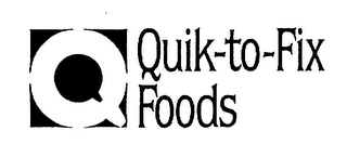 Q QUIK-TO-FIX FOODS logo