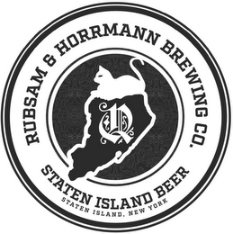 Q RUBSAM & HORRMANN BREWING CO. STATEN ISLAND BEER STATEN ISLAND, NEW YORK logo