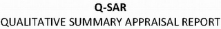 Q-SAR QUALITATIVE SUMMARY APPRAISAL REPORT logo
