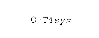 Q-T4SYS logo