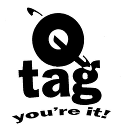 Q TAG YOU'RE IT! logo