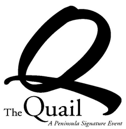 Q THE QUAIL A PENINSULA SIGNATURE EVENT logo
