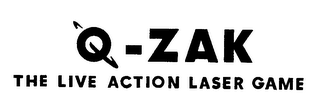 Q-ZAK THE LIVE ACTION LASER GAME logo