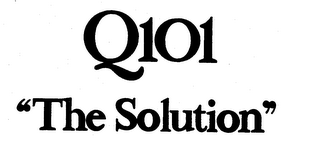 Q101 "THE SOLUTION" logo