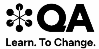 QA LEARN. TO CHANGE. logo