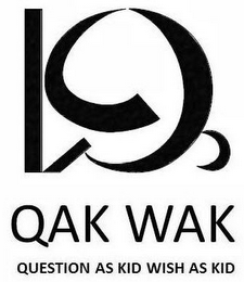 QAK WAK QUESTION AS KID WISH AS KID logo