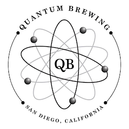 QB QUANTUM BREWING SAN DIEGO, CALIFORNIA logo
