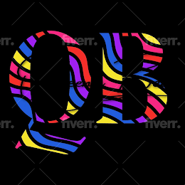 QB QUEEN BEE FIVER. logo