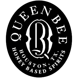 QB QUEEN BEE HOUSTON, TX. HONEY BASED SPIRITS logo