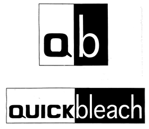 QB QUICK BLEACH logo