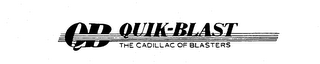 QB QUIK-BLAST THE CADILLAC OF BLASTERS logo