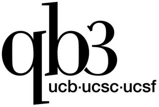 QB3 UCB·UCSC·UCSF logo