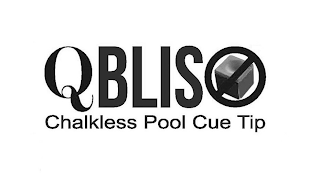 QBLIS CHALKLESS POOL CUE TIP logo