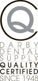 QC DARBY DENTAL SUPPLY QUALITY CERTIFIED SINCE 1948 logo