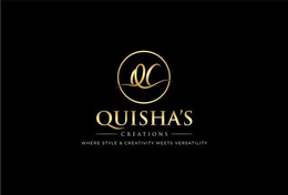 QC QUISHA'S CREATIONS WHERE STYLE & CREATIVITY MEETS VERSATILITY logo